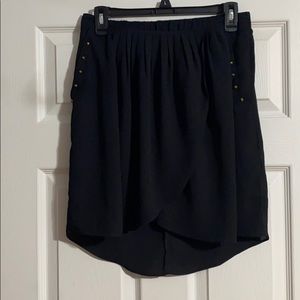 English Rose Skirt with Studded Gold